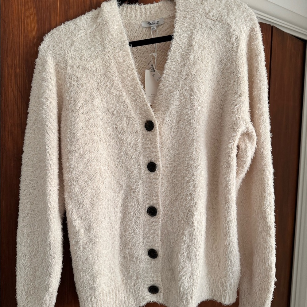 Madewell Italian Yarn Button-Up Cardigan NWT